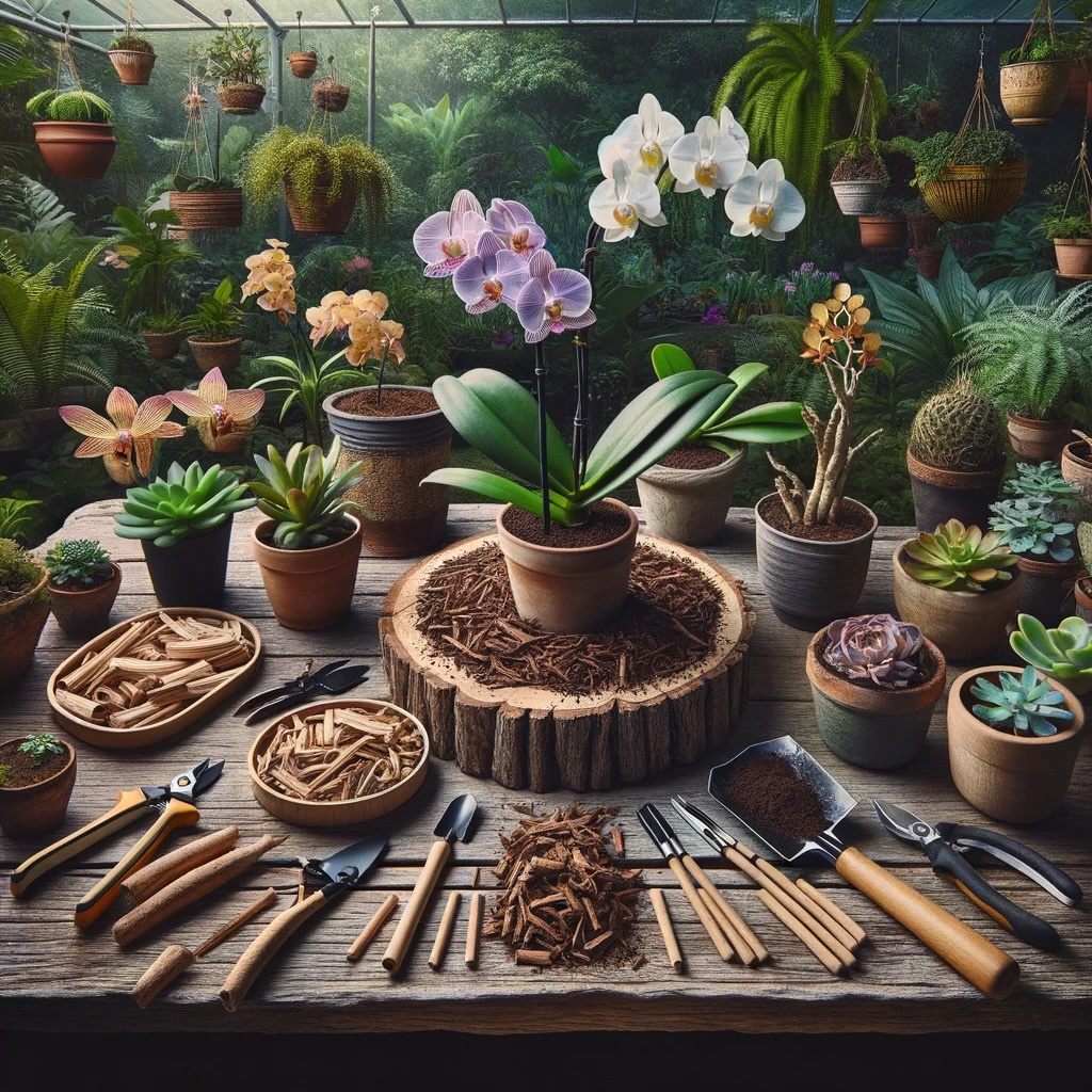 Orchid Bark: Enhancing Aeration and Drainage in Garden Soils Image